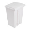 Poubelle De Cuisine À Pédale Blanche 45L - Jantex - Fourniresto