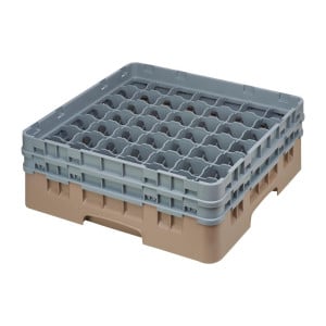 Gläserkorb 49 Fächer Camrack Beige Max Höhe 133mm - Cambro - Fourniresto