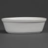 White Oval Gratin Dishes 161 x 116mm - Set of 6 - Olympia - Fourniresto