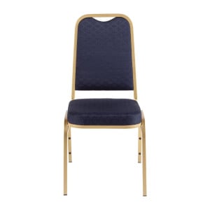 Blue Square Back Banquet Chairs - Set of 4 - Bolero - Fourniresto