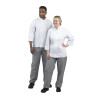 Broek voor in de keuken Vegas met kleine zwarte en witte ruitjes Maat L - Whites Chefs Clothing - Fourniresto