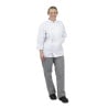 Broek voor in de keuken Vegas met kleine zwarte en witte ruitjes Maat M - Whites Chefs Clothing - Fourniresto