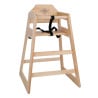 Houten Hoge Stoel Natuurlijke Afwerking - Bolero - Fourniresto