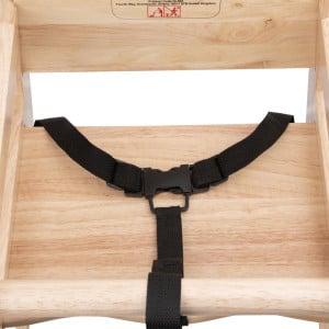 Houten Hoge Stoel Natuurlijke Afwerking - Bolero - Fourniresto
