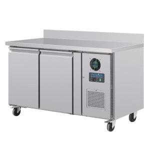 Kühltisch mit 2 Türen und Rückwand Serie U - 282L - Polar