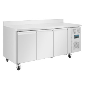 Kühltisch mit 3 Türen und Rückwand Serie U - 417L - Polar -