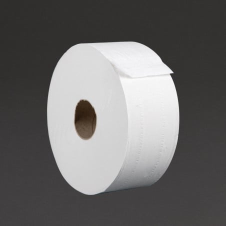 Toilettenpapierrollen 2-lagig Jumbo - Packung mit 6 - Jantex