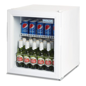 Toonbank Koelvitrine Wit Serie C - 46L - Polar - Fourniresto