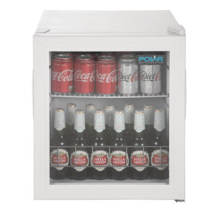 Toonbank Koelvitrine Wit Serie C - 46L - Polar - Fourniresto