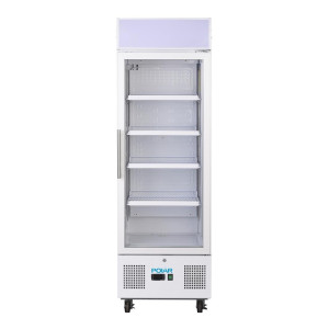 Koelvitrine met positieve temperatuur, wit, serie G - 218 L - Polar - Fourniresto