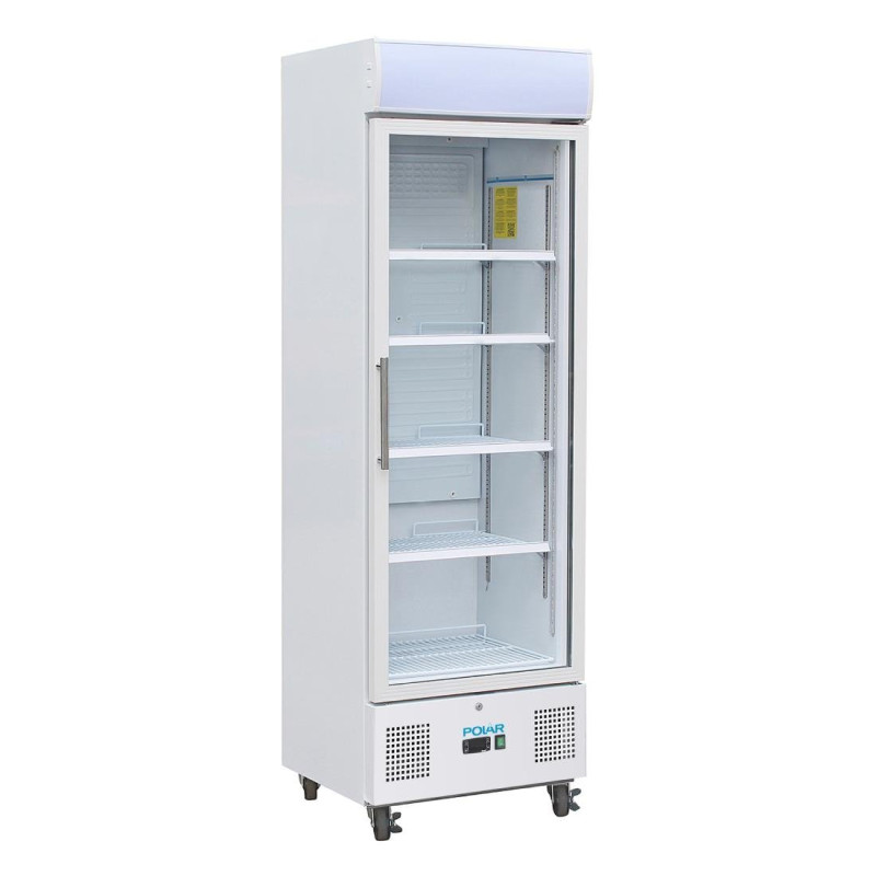 Kühlschrank mit weißer Frontscheibe Serie G - 336 L - Polar - Fourniresto