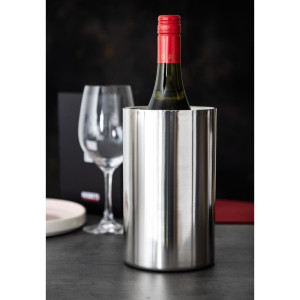 Double Wall Polished Stainless Steel Cooler - FourniResto - Fourniresto