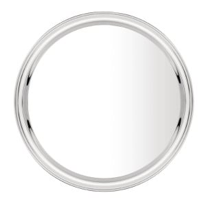 Round Stainless Steel Serving Tray Ø 355mm - Olympia - Fourniresto