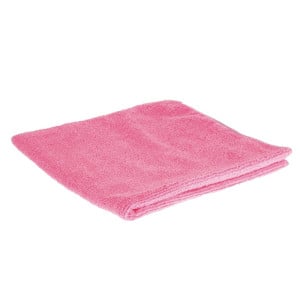 Microfiber Cloths Pink - Pack of 5 - Jantex