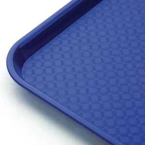 Blue Plastic Fast Food Tray - Olympia KRISTALLON - Fourniresto