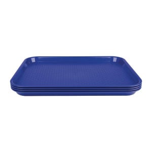 Blauwe plastic fastfood plateau - Olympia KRISTALLON - Fourniresto