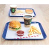 Blue Plastic Fast Food Tray - Olympia KRISTALLON - Fourniresto