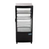 Black Refrigerated Display Case With Curved Doors 86 L - Polar - Fourniresto