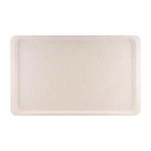 Polyester GN1/1 530x325mm Gray Service Tray - Roltex - Fourniresto