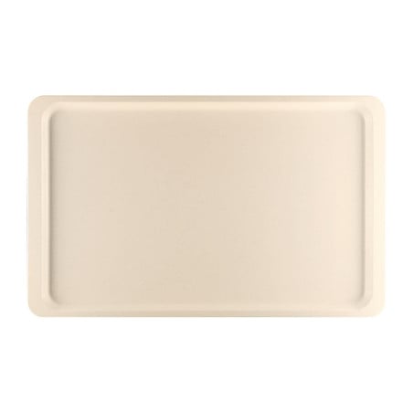 Servierplatte aus Polyester GN1/2 325x265mm Beige - Roltex - Fourniresto