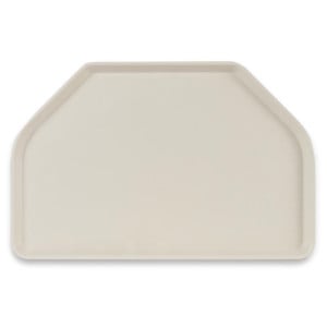 Plateau de Service en Polyester Trapèze 500x325mm Beige - Roltex - Fourniresto