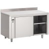 Verwarmde Kast in Roestvrij Staal met Achterwand - L 2000 x D 700mm - Gastro M