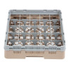 Glass Rack 25 Compartments Camrack Beige - L 500 x W 500mm - Cambro