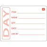 Labels for Prepared Products - Pack of 500 - Vogue