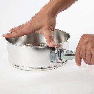 Ronde Springvorm Van Wit Blik - Ø200Mm - Vogue - Fourniresto