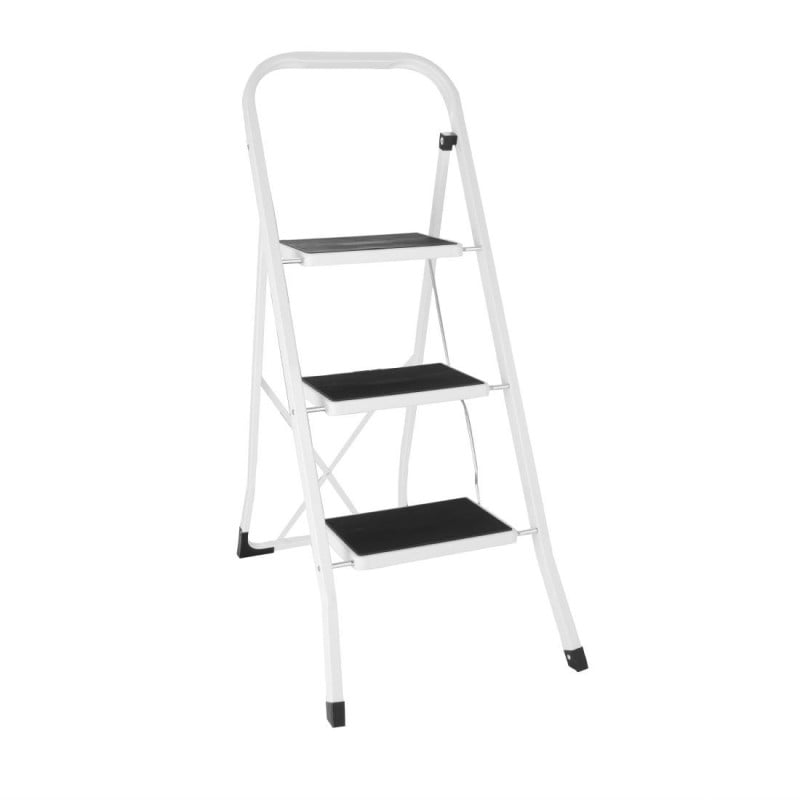 Opvouwbare trapladder met 3 treden - Vogue - Fourniresto