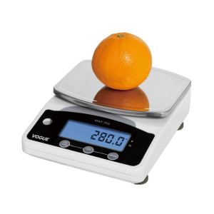 Elektronische weegschaal met plateau - 3 kg - FourniResto - Fourniresto