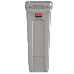 Plastic Slim Jim afvalbak - 60L - Rubbermaid