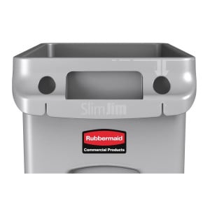 Plastic Slim Jim afvalbak - 60L - Rubbermaid