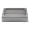 Grey Swinging Lid for Various Plastic Waste - Rubbermaid