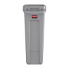 Grijze Slim Jim-container - 87L - Rubbermaid