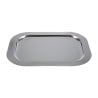 Plateau Rectangulaire En Inox Et Couvercle Transparent - APS - Fourniresto