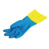 Gants Étanches Protection Chimique Légère Bleus et Jaunes Mapa 405 - Taille XL - Mapa