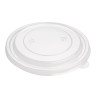 PET lids for round kraft salad bowls - Pack of 300 - Fiesta Green - Fourniresto