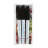 Permanente Zwarte Voedselmarkeerders - Set van 3 - FourniResto