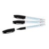 Permanente Zwarte Voedselmarkeerders - Set van 3 - FourniResto