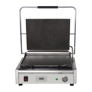 Large Simple Grooved and Smooth Contact Grill - Buffalo