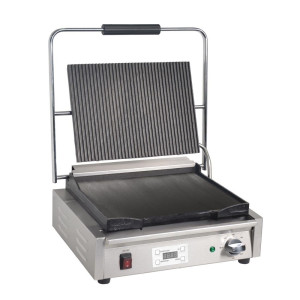 Grote Contactgrill Enkel Geribbeld en Glad - Buffalo