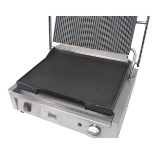 Grote Contactgrill Enkel Geribbeld en Glad - Buffalo