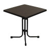 Table de patio pliante Limburg Pizarra 70 x 70 cm - FourniResto - Fourniresto