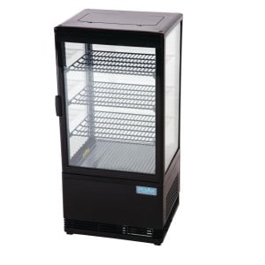 Koelvitrine met positieve temperatuur Zwart Serie C - 68 L - Polar - Fourniresto