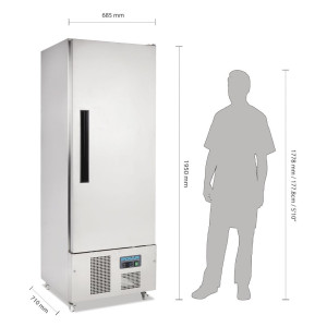 Positieve Koelkastkast 1 Deur Slimline Serie G - 440L- Polar