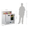 Koelwerkbank voor pizza's Serie G - 288L - Polar - Fourniresto