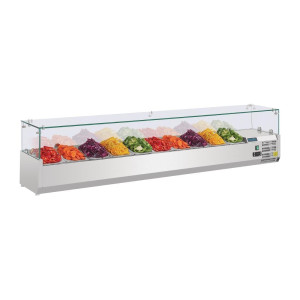 Koelvitrine voor ingrediënten Serie G - 10 x GN 1/4 - Polar - Fourniresto