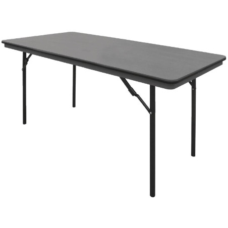 Rechthoekige opvouwbare grijze tafel van ABS - 1520 mm - Bolero - Fourniresto