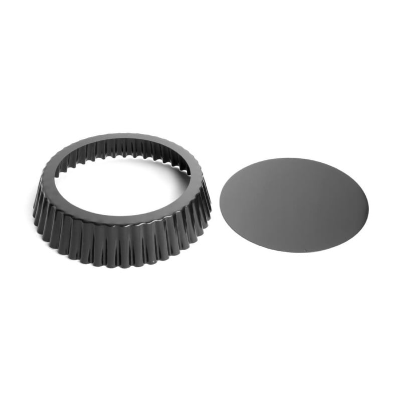 Diepe Geribbelde Quichevorm Antikleef - Ø 250mm - Vogue Diepe Geribbelde Quichevorm Antikleef - Ø 250mm - Vogue